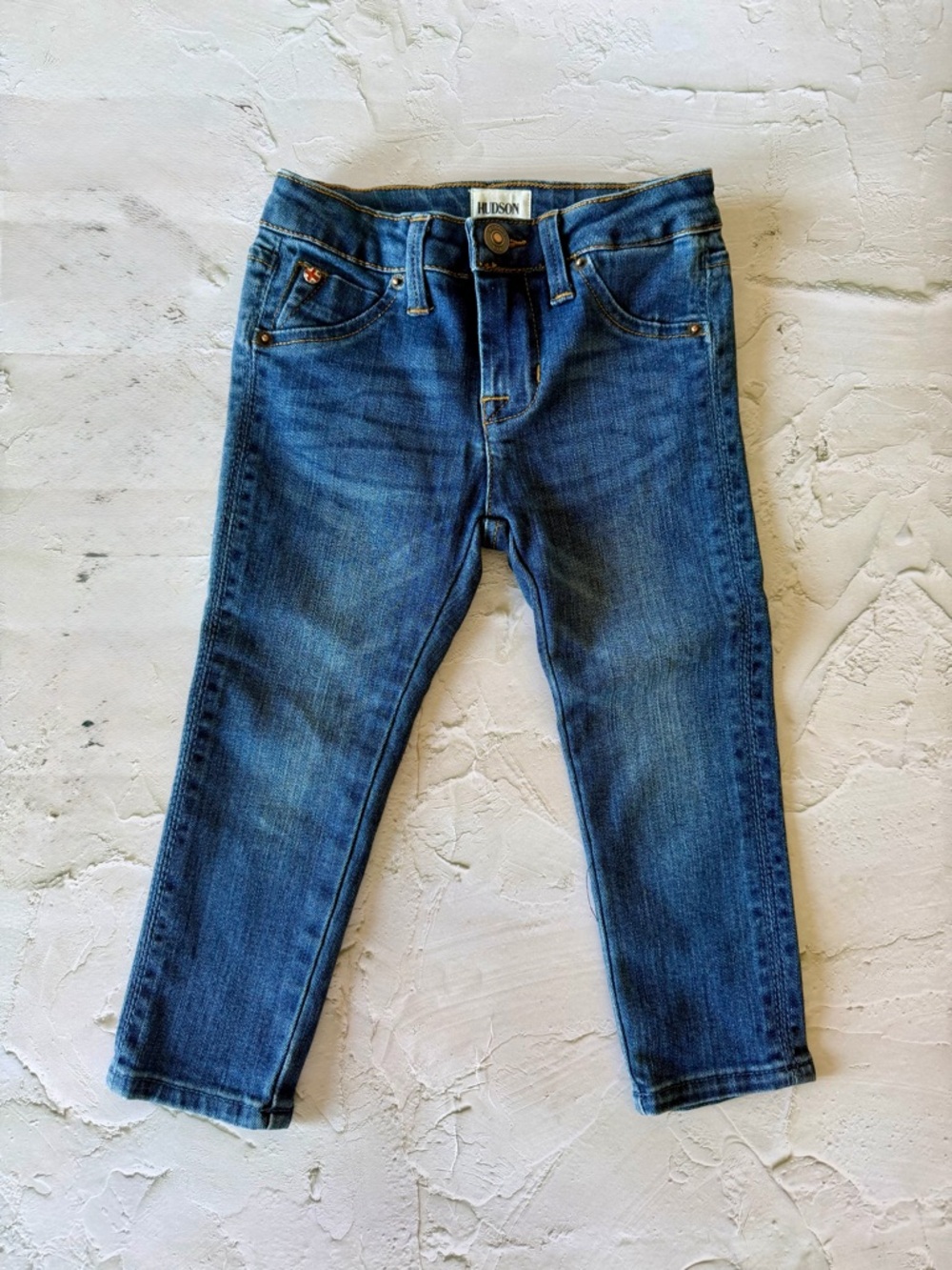 Hudson Girls Blue Denim Skinny Jeans